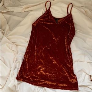 Forever 21 crushed velvet dress